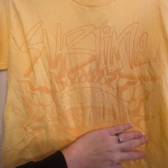 SUBLIME Yellow Sun Tee BRAND NEW! - Picture 3 of 4